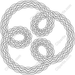 Elegant Interwoven Circles