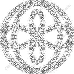 Elegant Intertwined Knot