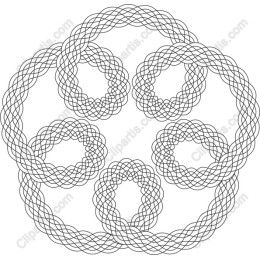 Intricate Knot-Like Circle
