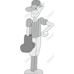 Vintage Boxer Character