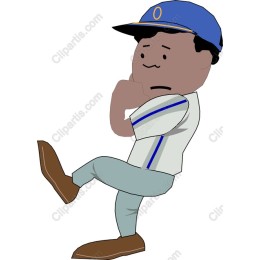 Whimsical Baseball Character