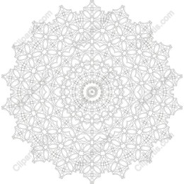 Elegant Intricate Mandala