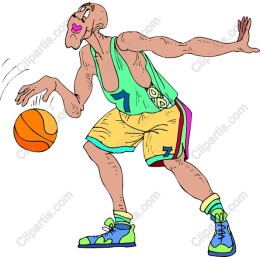 Vibrant Animated Basketball Player