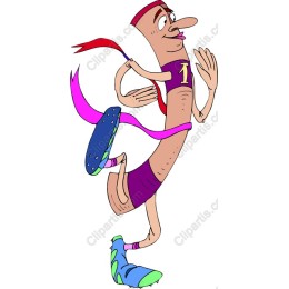 Dynamic Cartoon Running Character