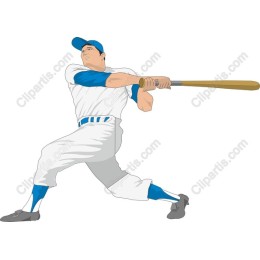 Baseball Player in Action
