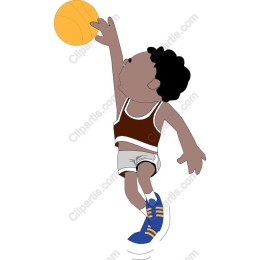 Jumping Basketball Player