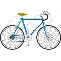 Vibrant Blue Bicycle
