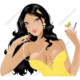 Glamorous Yellow Dress