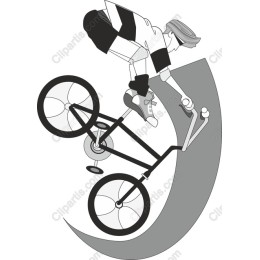 Dynamic BMX Rider