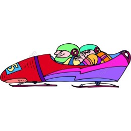 Vibrant Bobsled Team