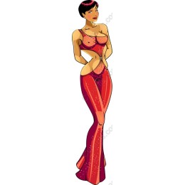 Elegant Red Gown