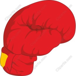 Vibrant Red Boxing Glove