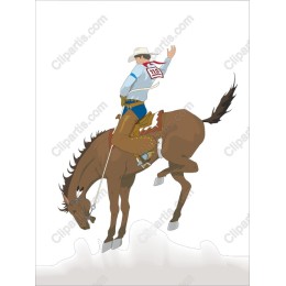 Wild West Rodeo Cowboy