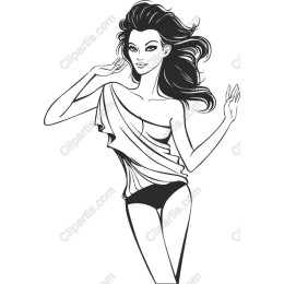 Elegant Fashion of Chic Woman
