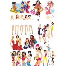 Chic Fashionista Collection - Stylish Cliparts