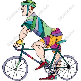 Colorful Cyclist