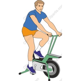 Energetic Cyclist