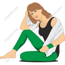 Fashionable of a Woman in Relaxed Pose
