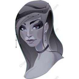 Elegant Grayscale of a Modern Woman