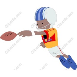 Dynamic Youth Football Player