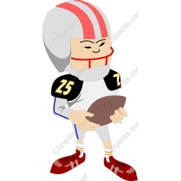 Cartoon Football Player
