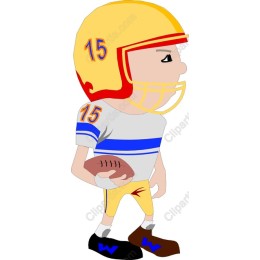 Cartoon Football Player