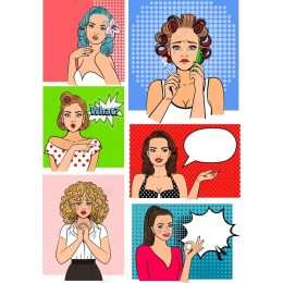 Retro Pop Art Set