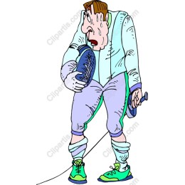 Exhausted Athlete
