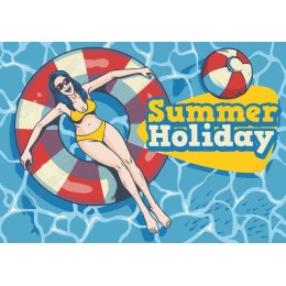 Summer Holiday Pool Float