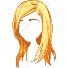 Stylish Golden Blonde Long Hair