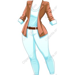Chic Fashion: Blazer and Pants (/)