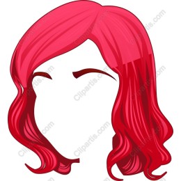 Vibrant Red Wavy Hair
