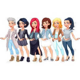 Diverse Fashionable Women Collection