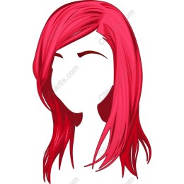 Vibrant Pink Hairstyle
