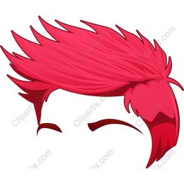Vibrant Spiky Pink Hair