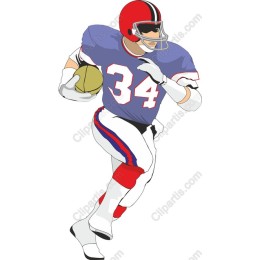 Dynamic Football Player