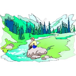 Tranquil River Landscape