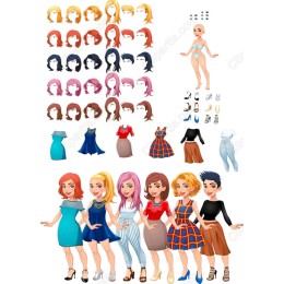 Stylish Character Creator Bundle