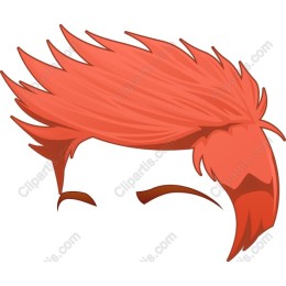 Vibrant Spiky Red Hair