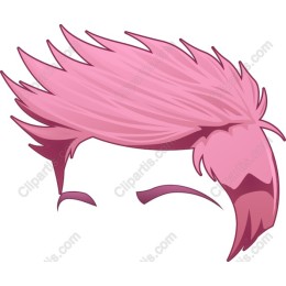Vibrant Pink Hairstyle