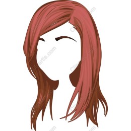 Chic Pink Long Hairstyle