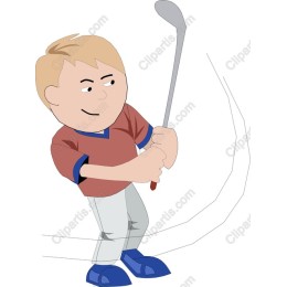 Playful Golf Boy