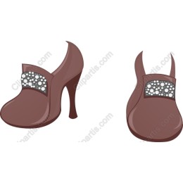 Elegant Brown High-Heeled Shoes
