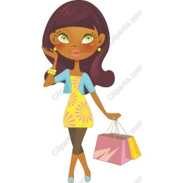 Stylish Shopping Woman
