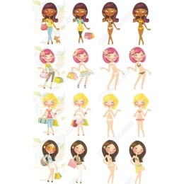 Chic Fashion Avatars Pack