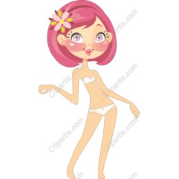 Playful Pink-haired Girl