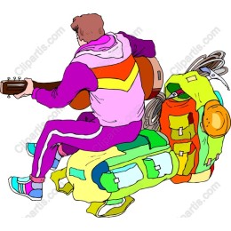 Colorful Retro Musician