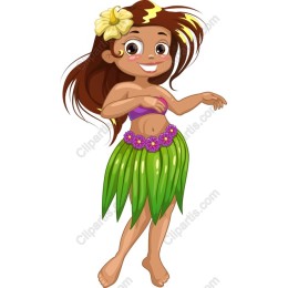 Tropical Hula Girl