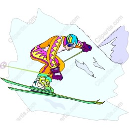 Dynamic Skiing Action