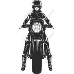 Empowered Biker: Female Motorcycle